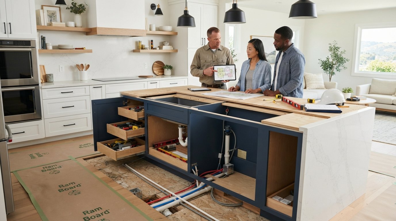 Kitchen Island Installation Services: Architectural Planning & Construction Guide