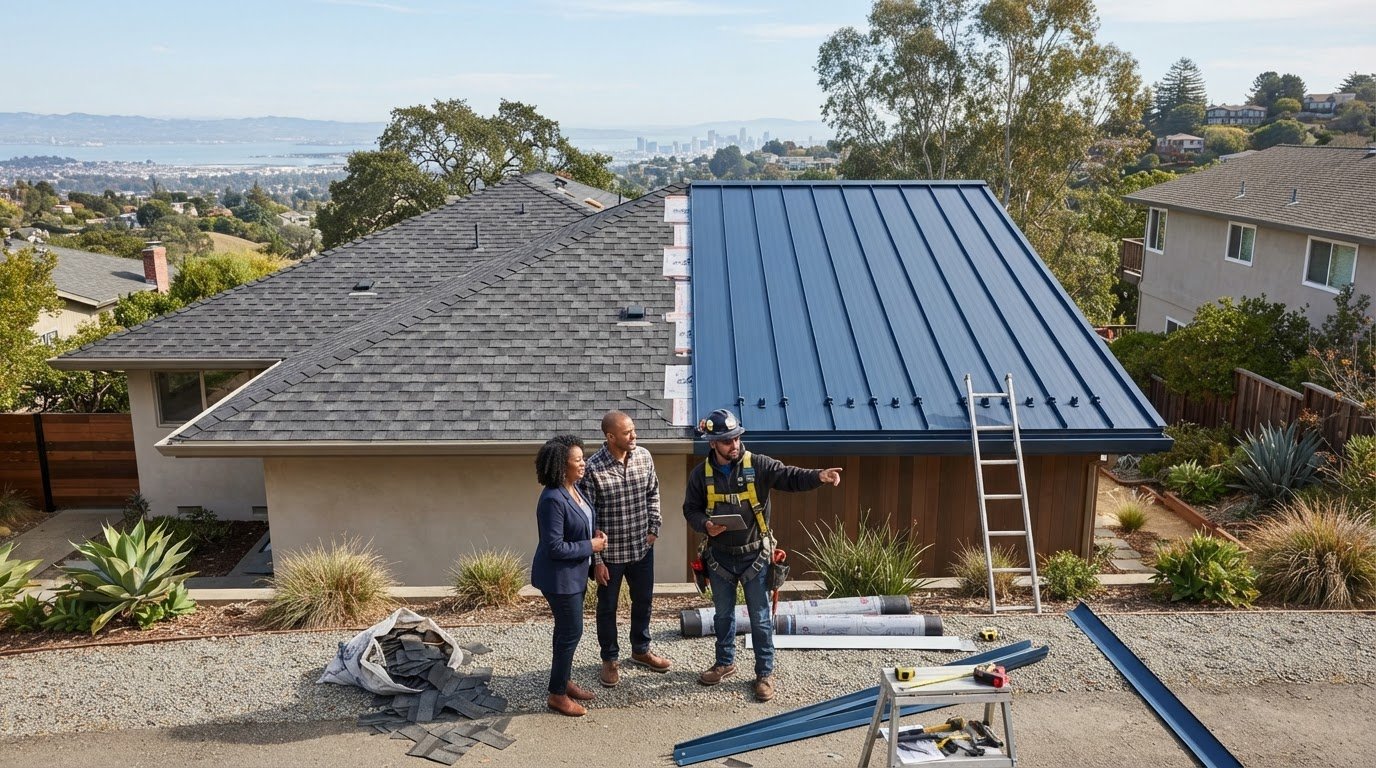 Asphalt Shingle vs. Metal Roof Cost: What Drives the Total in 2026?
